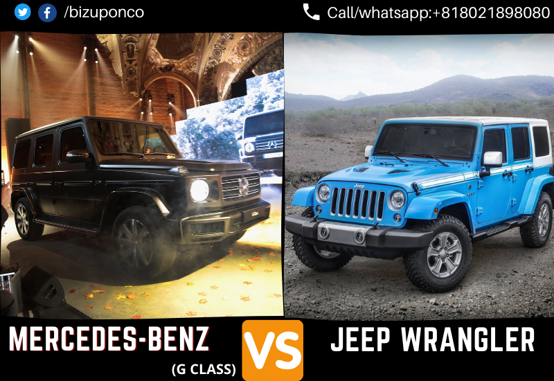 2020 Mercedes-Benz G-Class Vs 2020 Jeep Wrangler